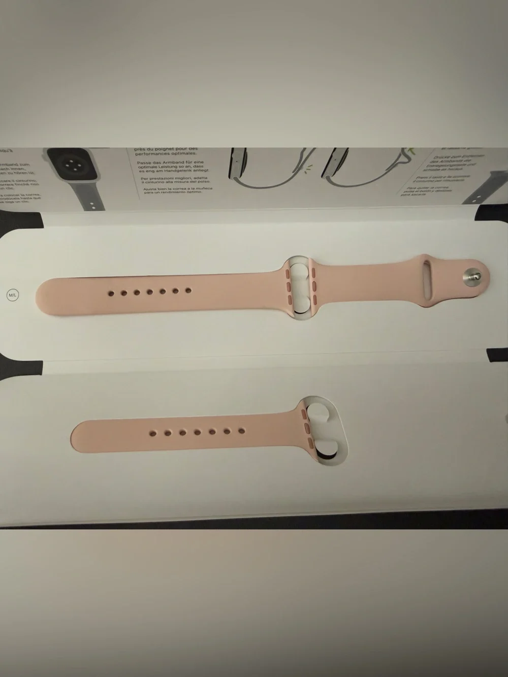 Apple Watch Series 6 40mm (GPS only) Rose Gold  with Pink, Navy & Beige Bands